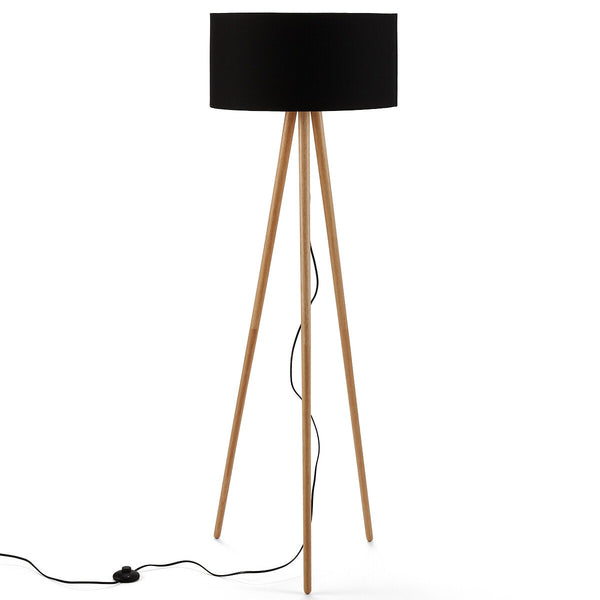 Lampadaire Reyssouze en hévéa naturel