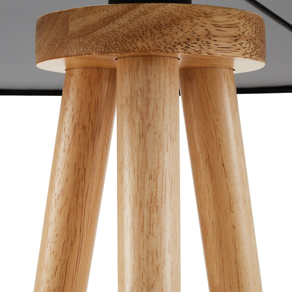 Lampadaire Reyssouze en hévéa naturel