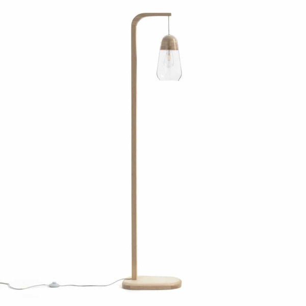 Lampadaire Salado del Norte en frêne naturel