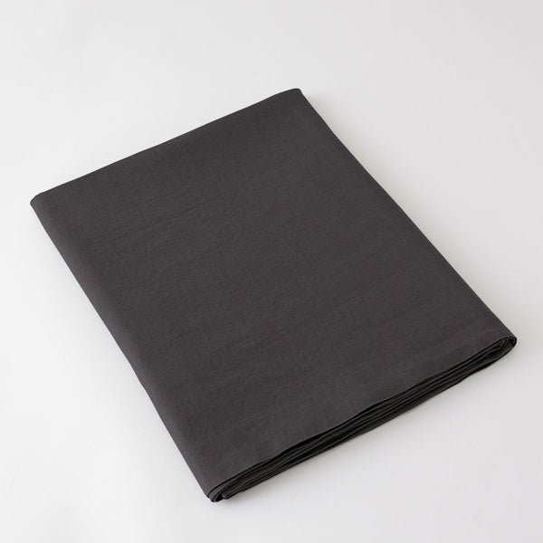 Drap plat en lin lavé ROANNE