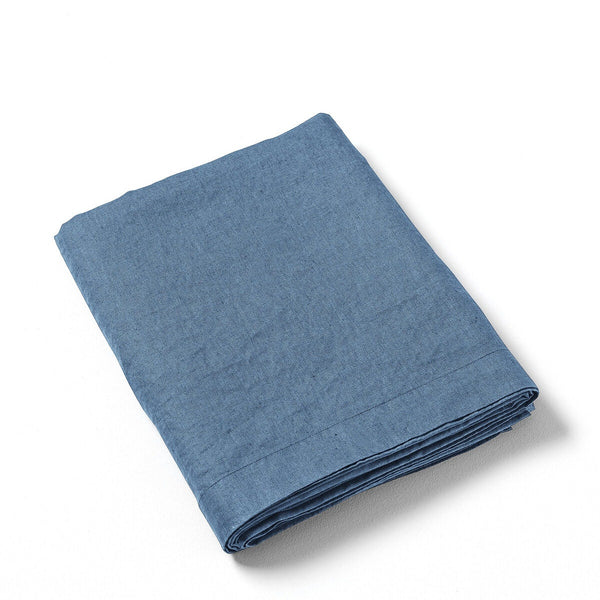 Drap plat en lin lavé ROANNE