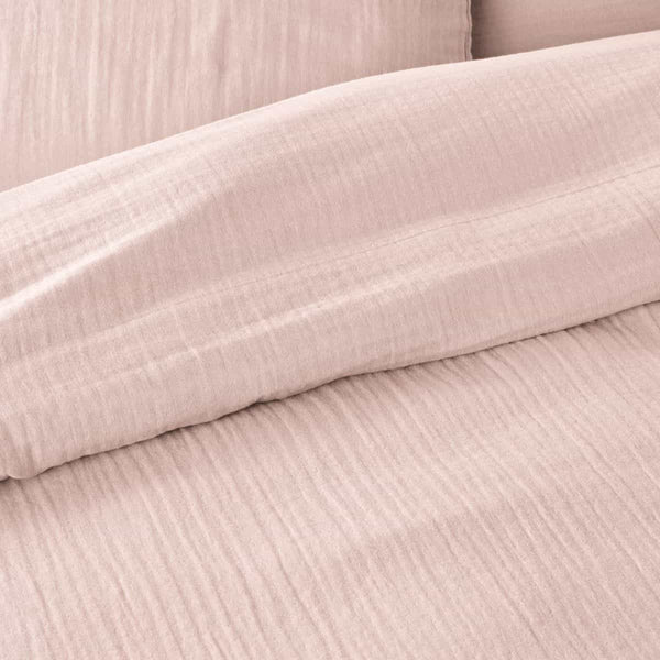 Housse de couette Rhonelle en gaze de coton