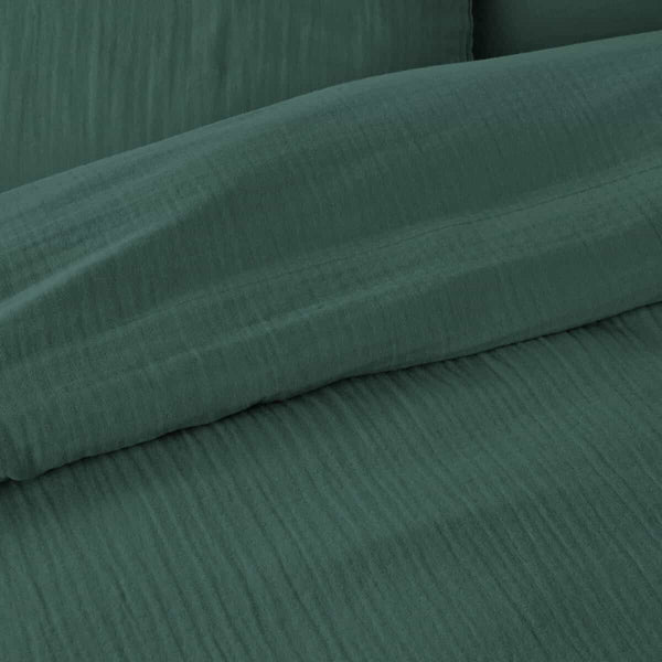 Housse de couette Rhonelle en gaze de coton