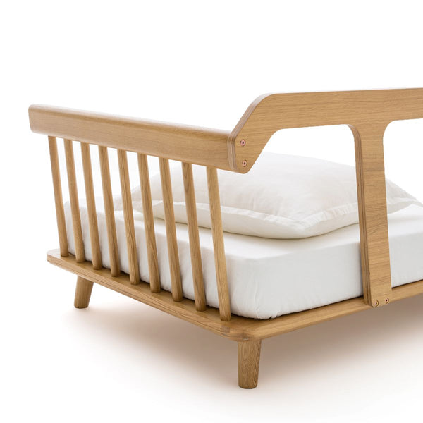 Lit-banquette Girou en chêne naturel