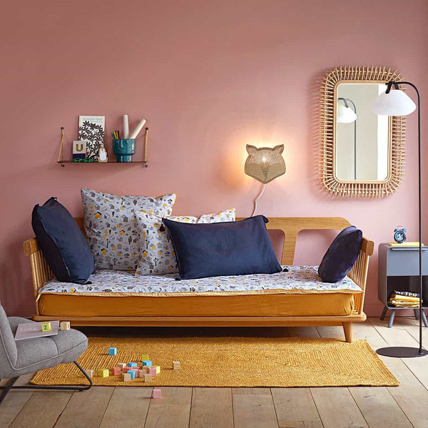 Lit-banquette Girou en chêne naturel