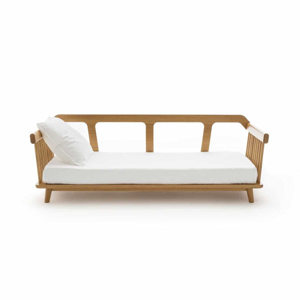 Lit-banquette Girou en chêne naturel