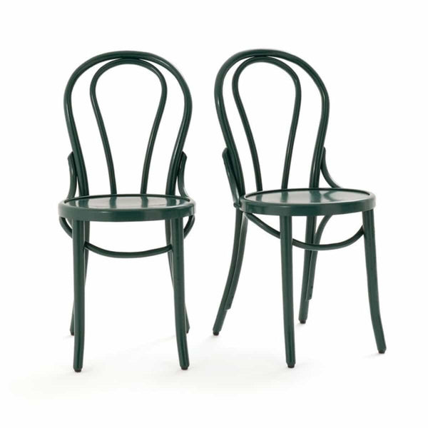 Lot de 2 Chaises Fitz Roy en hêtre