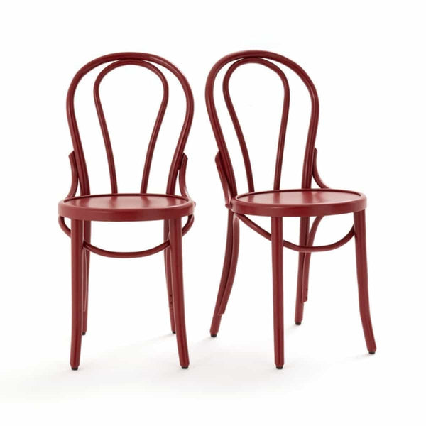 Lot de 2 Chaises Fitz Roy en hêtre