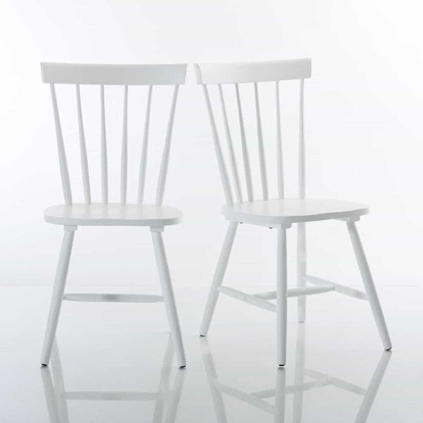 Lot de 2 Chaises Futalefeù en hévéa