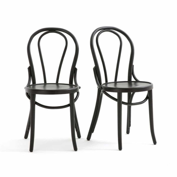 Lot de 2 Chaises Paranà en hêtre