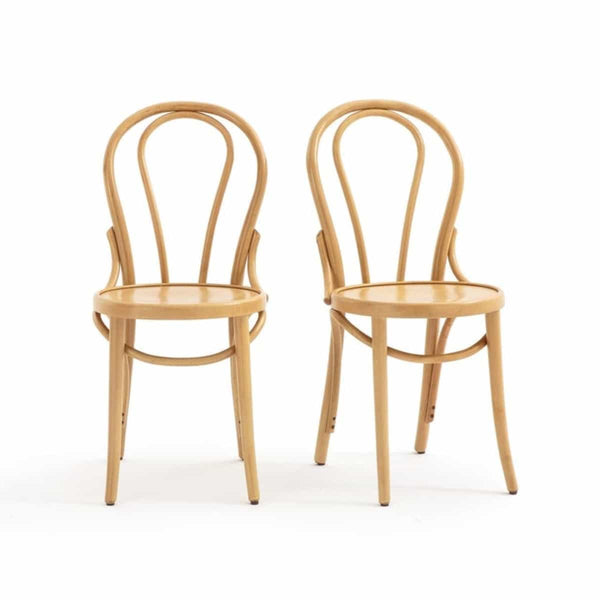Lot de 2 Chaises Paranà en hêtre