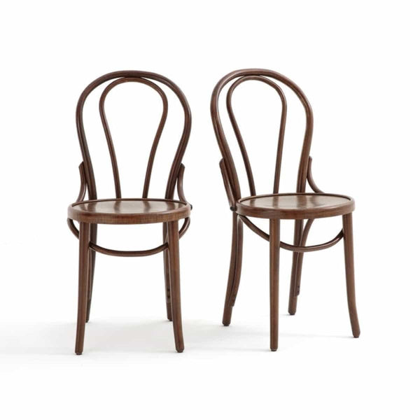 Lot de 2 Chaises Paranà en hêtre