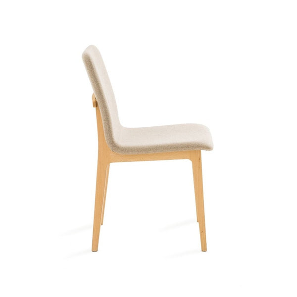 Chaise lot de 2 Isar hêtre et feutre