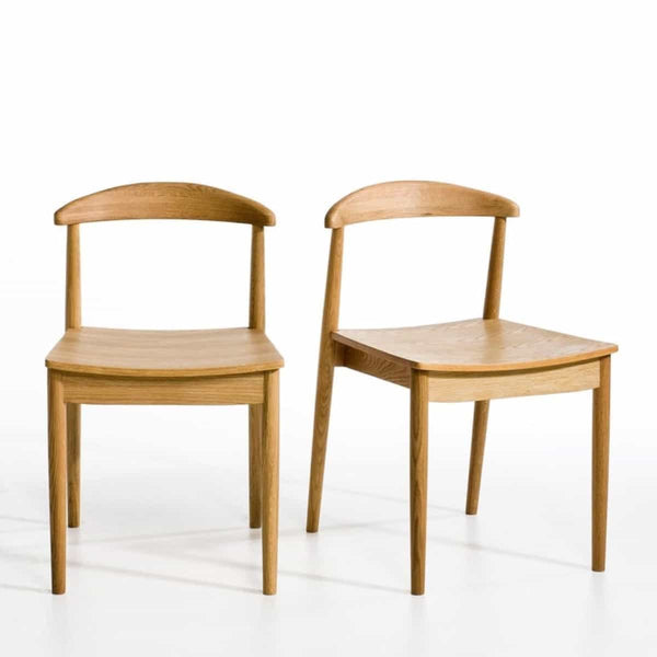 Lot de 2 Chaises Cuarto en chêne