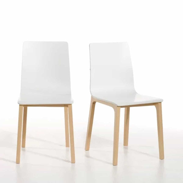 Lot de 2 Chaises Iguaçù en hêtre