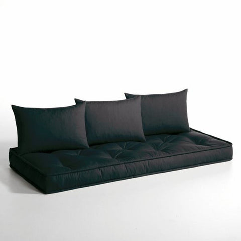 Matelas et coussins extérieur NESTOS en coton anthracite