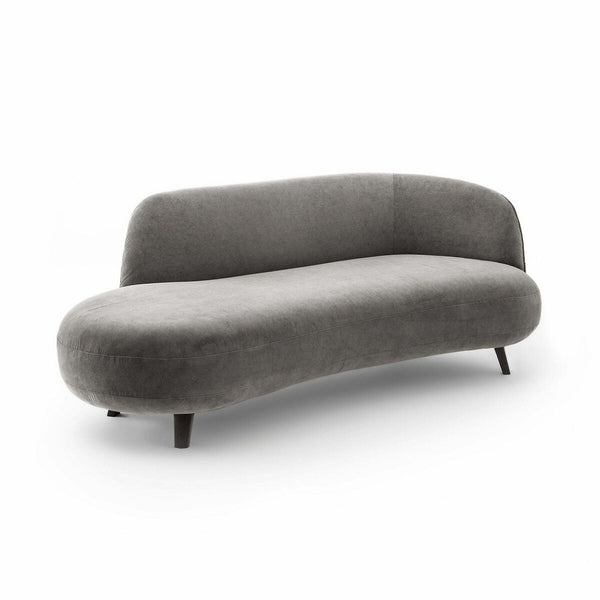 Canapé dormeuse velours stonewahsed, FENSH desig