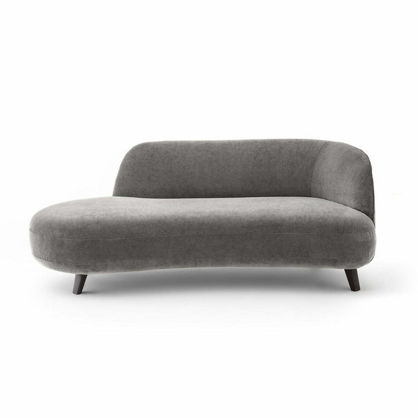Canapé dormeuse velours stonewahsed, FENSH desig