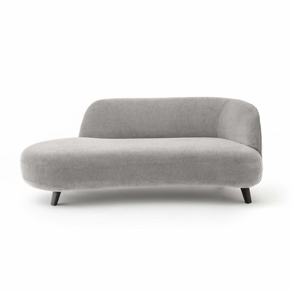 Canapé dormeuse velours stonewahsed, FENSH desig