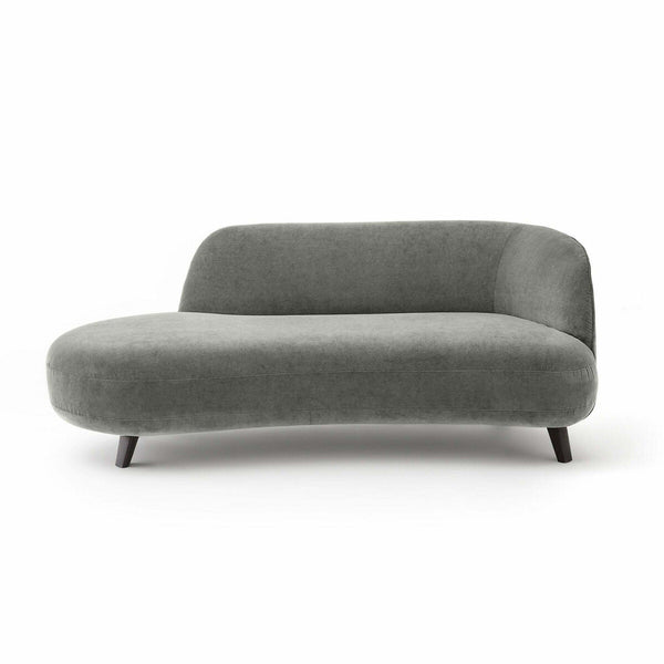 Canapé dormeuse velours stonewahsed, FENSH desig