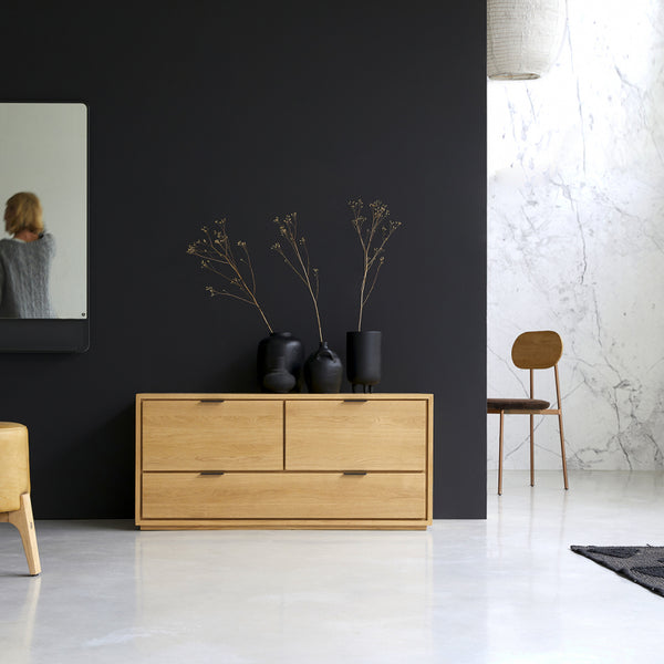 Meuble TV Colme en chêne naturel