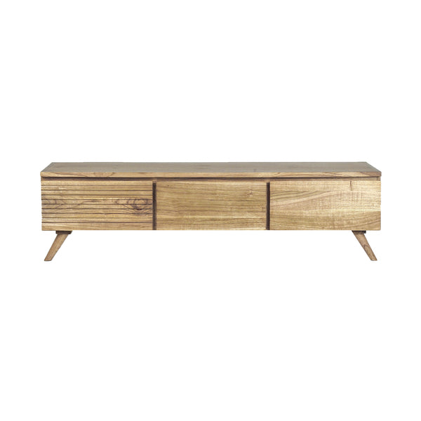 Meuble TV en bois de Mindy 150 ISABY, naturel