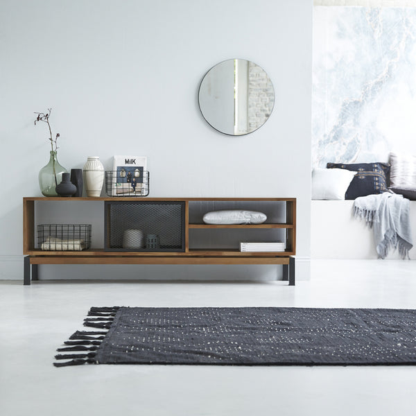 Meuble TV Lianes en teck naturel