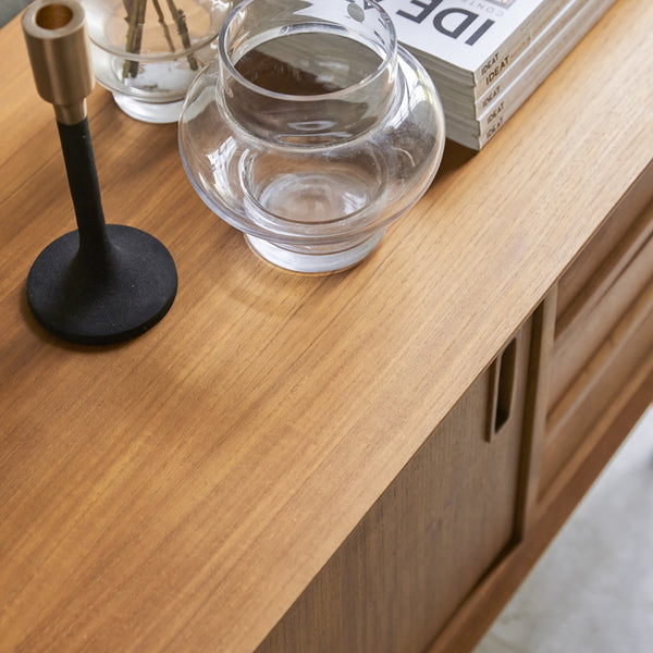 Meuble TV Somme en teck naturel