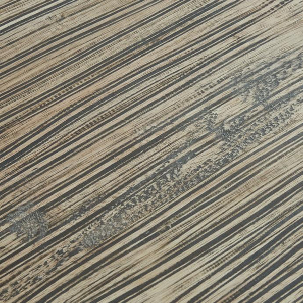 Meuble de salle de bain suspendu en bois d'hévéa 1 tiroir BAIRON, gris