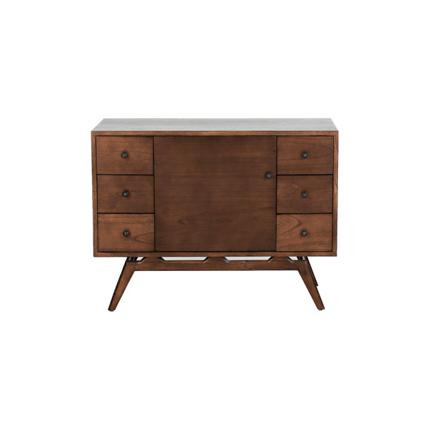 Meuble de salle de bain en bois de mindy HANAU, marron