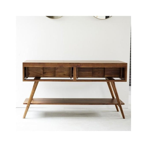 Meuble de salle de bain en bois de mindy HANAU, marron