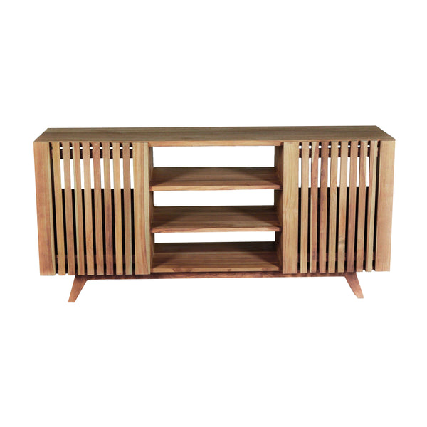 Meuble de salle de bain en bois de teck MADINE, naturel