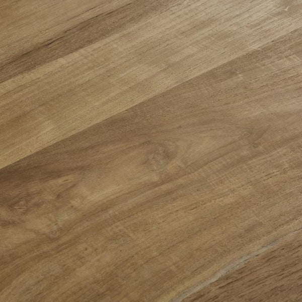 Meuble de salle de bain suspendu en bois de teck RILLÉ,naturel