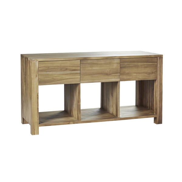 Meuble de salle de bain en bois de teck SOLOGNE, naturel
