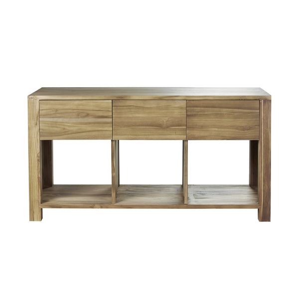 Meuble de salle de bain en bois de teck SOLOGNE, naturel
