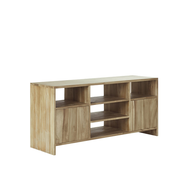 Meuble de salle de bain en bois de teck SOLOGNE, naturel