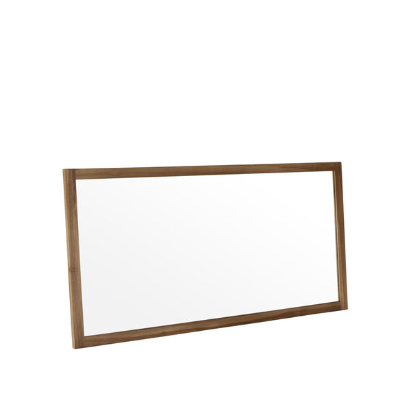 Miroir en bois de teck naturel