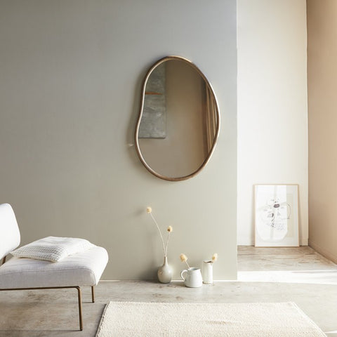 Miroir Cinca en mindi naturel