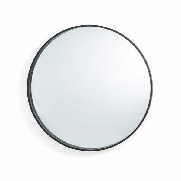 Miroir rond Rémarde noir