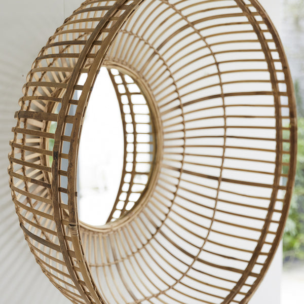 Miroir Tejo en bambou naturel