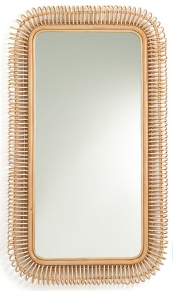 Miroir rotin Zoom