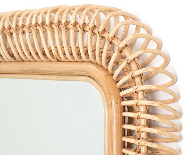Miroir rotin Zoom