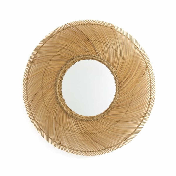 Miroir Déco Limari en bâton de noix de coco naturel