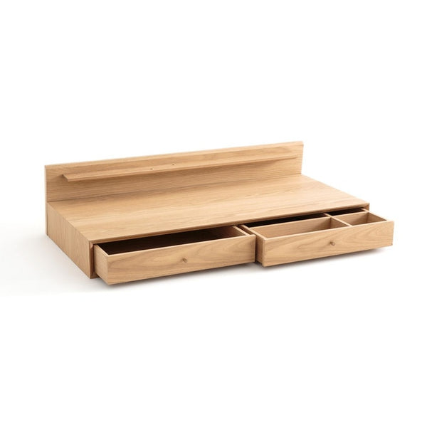 Module bureau l110 cm HOUILLE chêne naturel