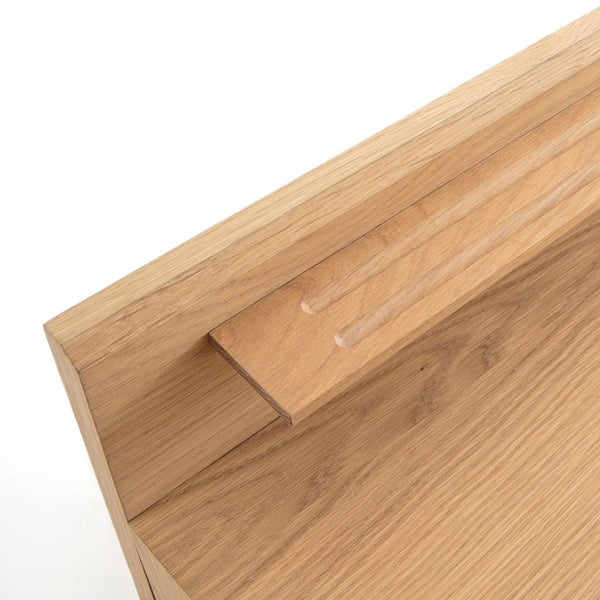 Module bureau l110 cm HOUILLE chêne naturel