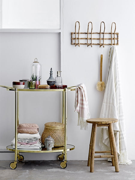 Lot de 2 paniers Cercal en bambou naturel