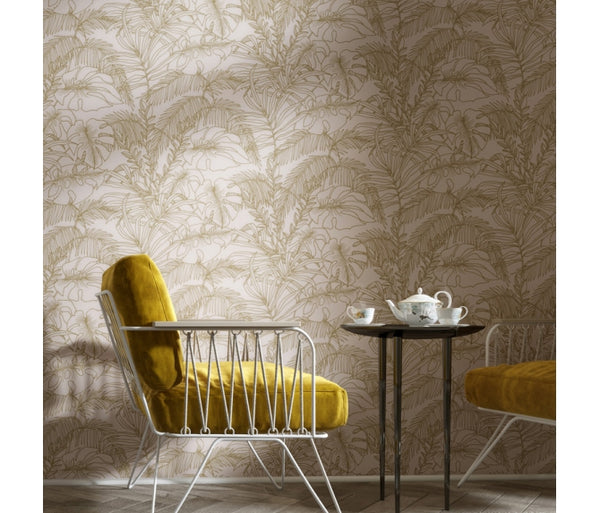 Papier peint ABO, olive
