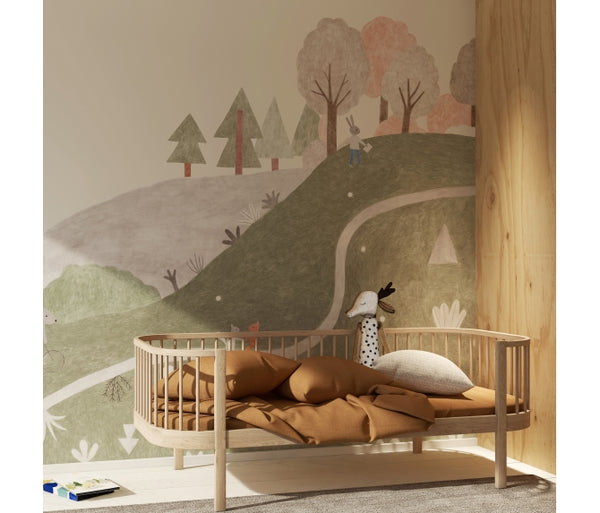 Papier peint Abruzel multicolor