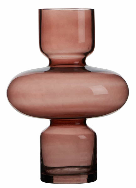Lot de 2 Vases Parma bordeaux