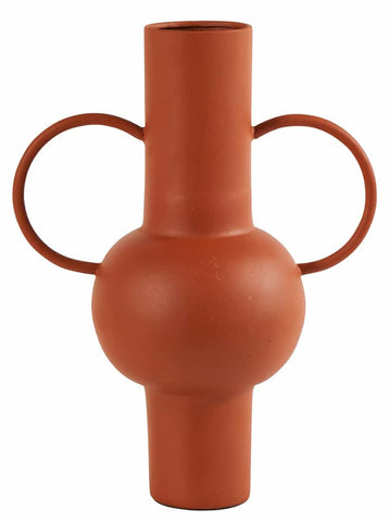 Lot de 2 Vases Calchere orange brûlé